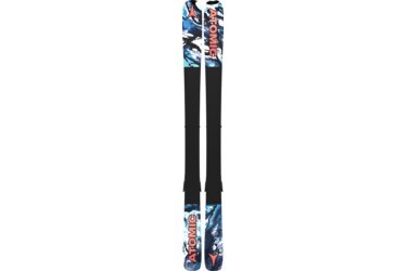 Atomic Skier mit blau-weißem Design
