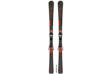Ein Paar Rossignol Forza 40° LTD Ski mit Bindungen.